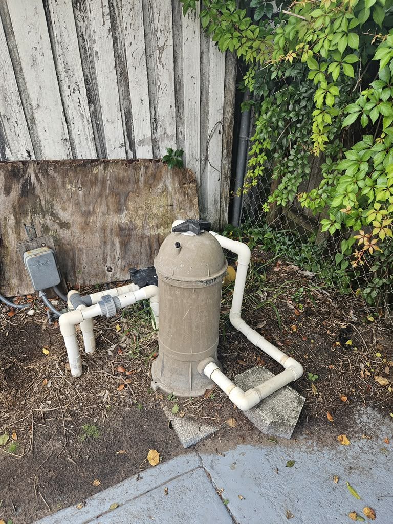 Filter System Replacement — Before