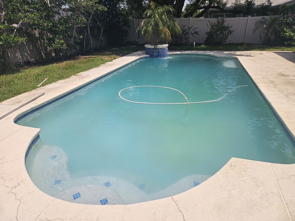 Clean clear pool after Malibu Pool cleanup