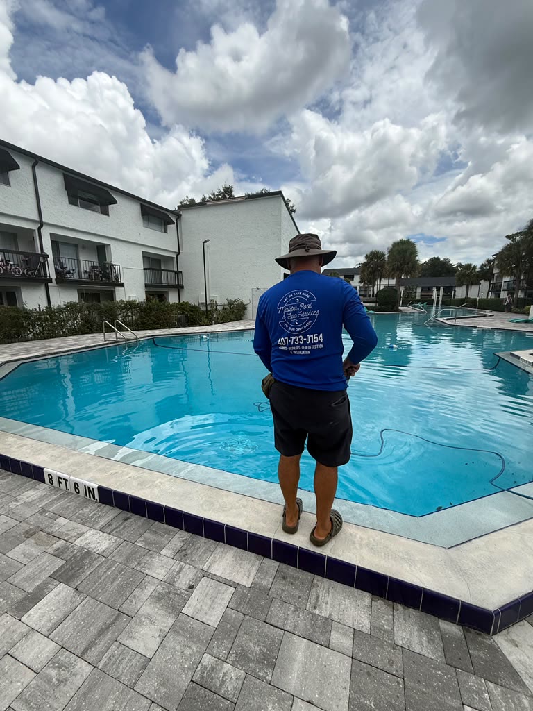 High-traffic commercial pool kept to standard