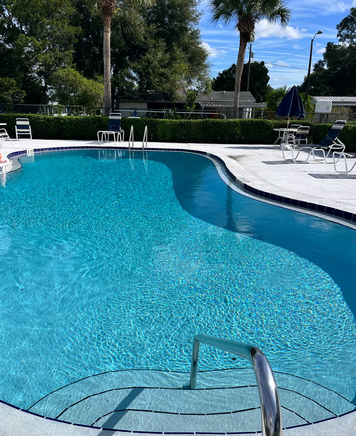 Residential pool on our weekly route