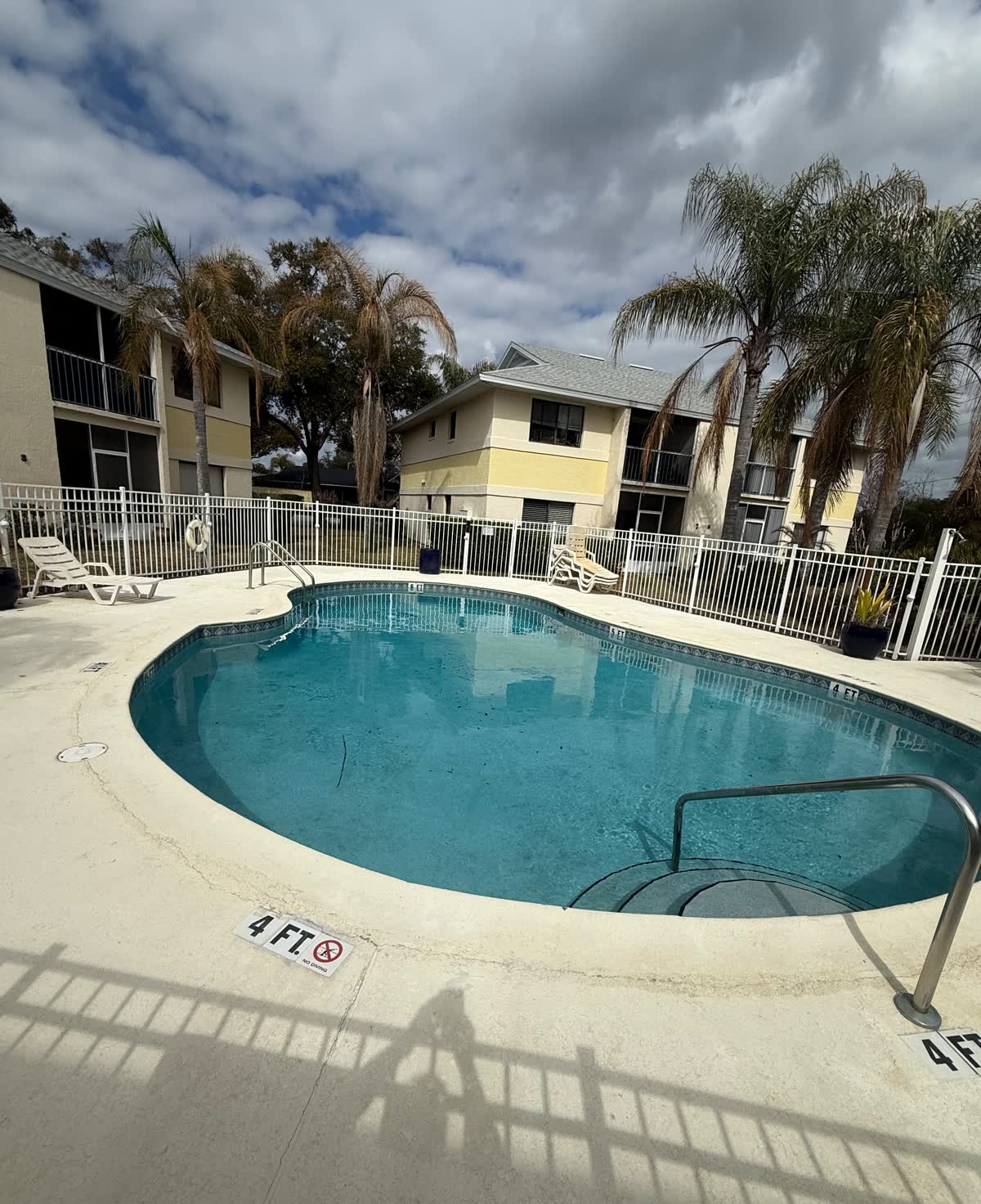 Apartment community pool